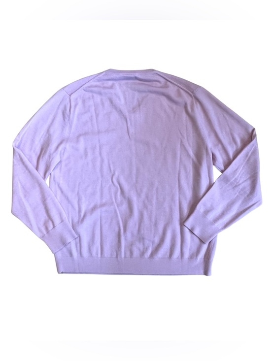 J. Crew Men’s Sz XL Pink 100% Merino WoolV-Neck Sweater - Picture 6 of 12